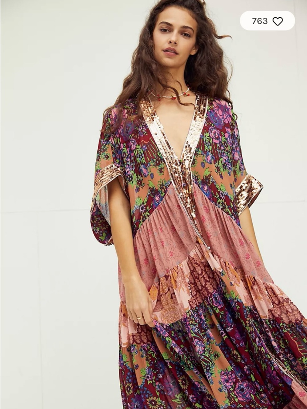 Rare Free People One Fine Day maxi dress top